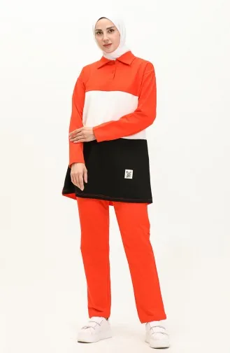 Ensemble de Survêtement Tricolore 70088-05 Orange 70088-05