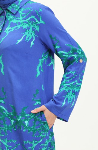 Viscose Tunic 2018-04 Blue 2018-04