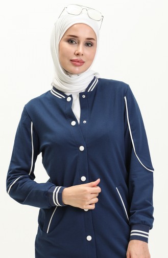 Piping Tracksuit Suit 71045-02 İndigo 71045-02