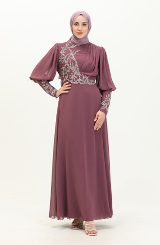 Chiffon Evening Dress 52867-03 Dusty Rose 52867-03