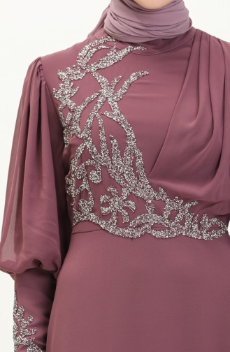 Chiffon Evening Dress 52867-03 Dusty Rose 52867-03