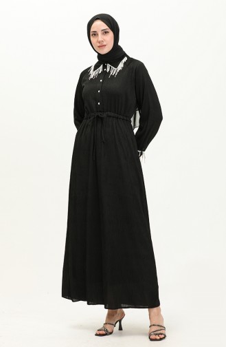 Perlenkleid  71108-01 Schwarz 71108-01