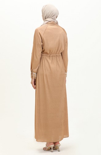 Perlenkleid  71108-02 Beige 71108-02