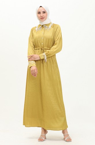 Perlenkleid 71108-03 Ölgrün 71108-03