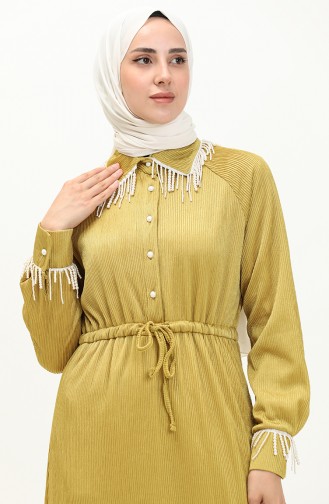 Perlenkleid 71108-03 Ölgrün 71108-03