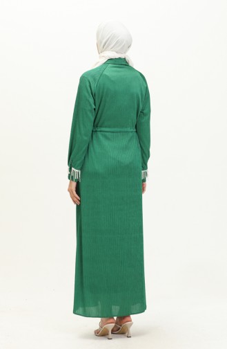 Robe Perlées 71108-04 Vert Emeraude 71108-04