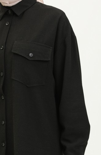 Linen Pocketed Two Piece Suit 4428-01 Black 4428-01