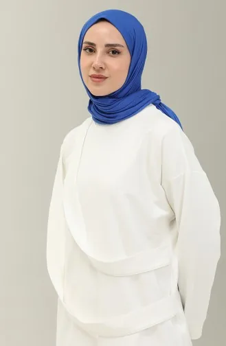 طقم رياضي ياقة دائرية 70091-03 كريمي 70091-03