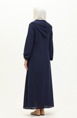 Robe de Prière 4481B-02 Bleu Marine 4481B-02