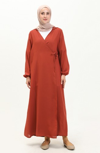 Tobacco Brown Praying Dress 4481B-08