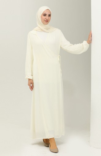 Prayer Dress 4481b-09 Cream 4481B-09