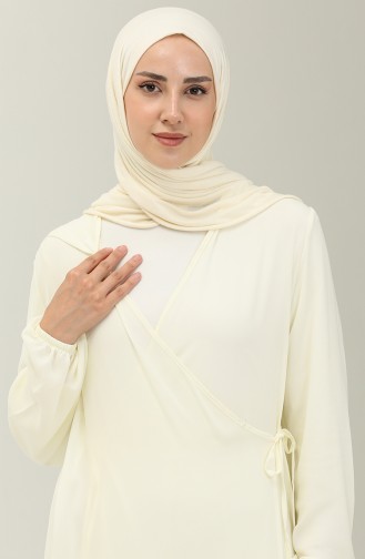 Robe de Prière 4481B-09 Crème 4481B-09