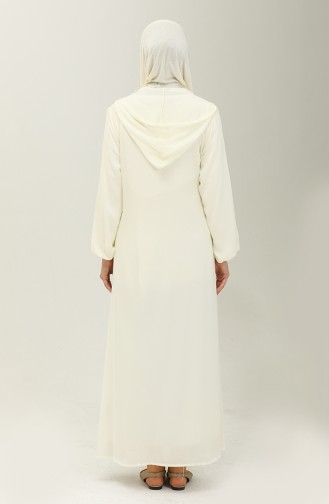 Prayer Dress 4481b-09 Cream 4481B-09