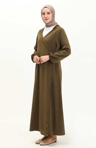 Olive-green Praying Dress 4481B-15