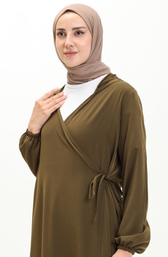 Olive-green Praying Dress 4481B-15