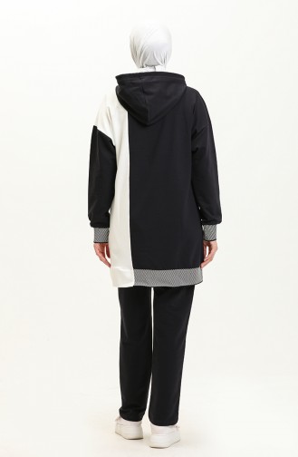 Hooded Tracksuit Set 70083-02 Navy Blue 70083-02