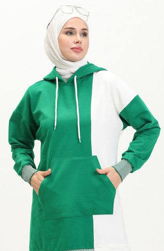 Hooded Tracksuit Set 70083-03 Green 70083-03