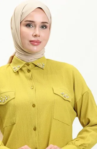 Ensemble Tunique Pantalon 71121-01 Vert Huile 71121-01