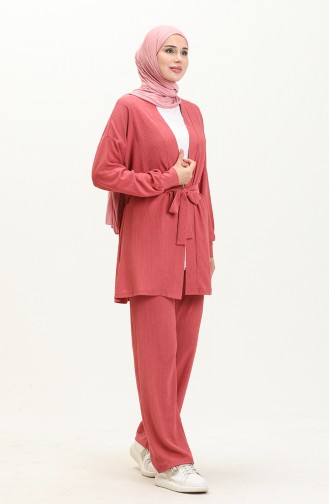 Crepe Three Piece Suit 71133-07 Dusty Rose 71133-07