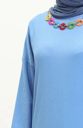 Crepe Necklace Two Piece Suit 71136-01 Saxe 71136-01