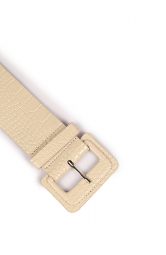 Stilgo Women s Belt DYM02B-01 Cream 02B-01