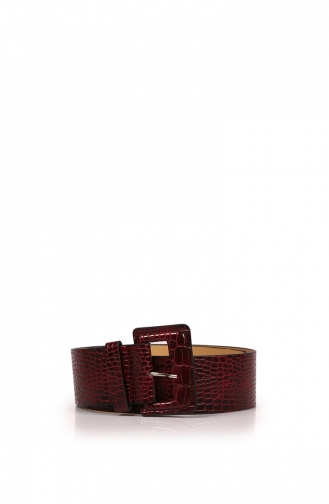 Stilgo Womens Belt DYM02B-03 Claret Red 02B-03