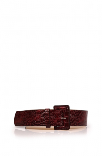 Stilgo Womens Belt DYM02B-03 Claret Red 02B-03