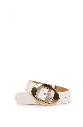 Stilgo Women s Belt DYM05-01 white 05-01