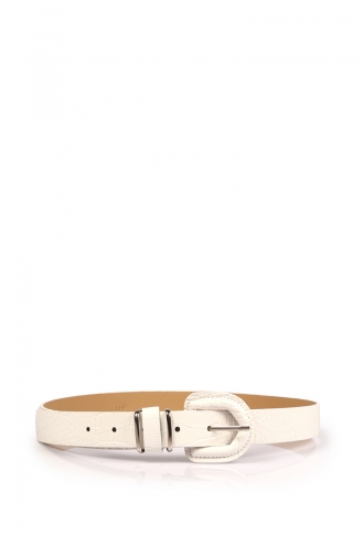 Stilgo Women s Belt DYM08B-01 White 08B-01