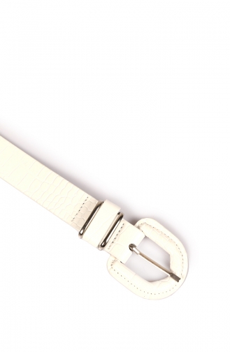 Stilgo Women s Belt DYM08B-01 White 08B-01