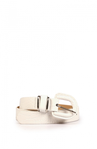 Stilgo Women s Belt DYM08B-01 White 08B-01