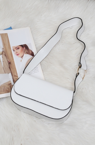 White Shoulder Bag 110Z-02