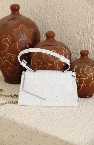 White Shoulder Bag 91Z-02