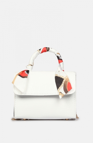 White Shoulder Bag 55Z-02