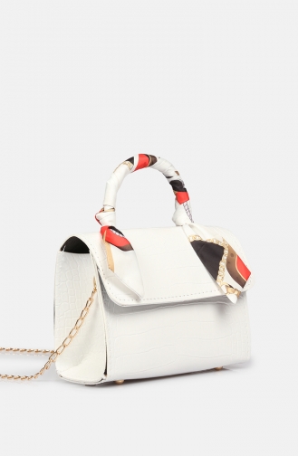 White Shoulder Bag 55Z-02