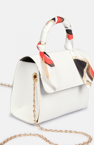 White Shoulder Bag 55Z-02