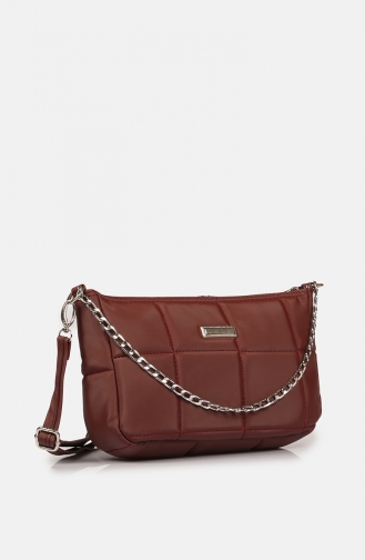 Claret red Shoulder Bag 57Z-04