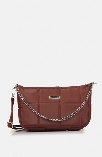 Claret red Shoulder Bag 57Z-04