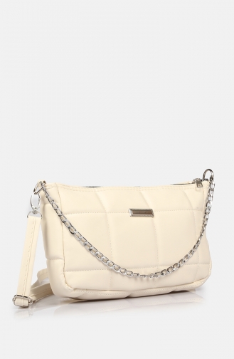 Stilgo Damen Umhängetasche DM57Z-08 Creme 57Z-08