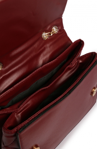 Claret red Shoulder Bag 41Z-02