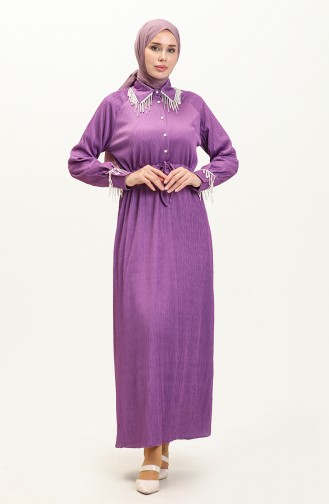 Crepe Pearl Dress 71108-05 Lilac 71108-05