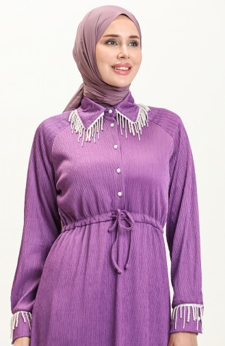 Mauve İslamitische Jurk 71108-05