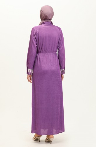 فستان بتصميم لؤلؤ 71108-05 ليلاكي 71108-05