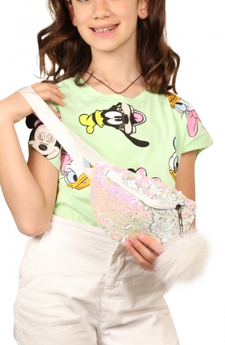 Stilgo Kids waist Bag CRN04BB-01 white 04BB-01