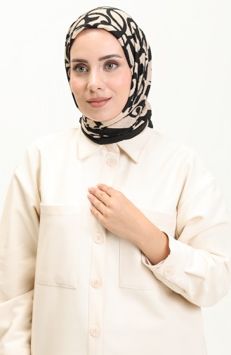 Mio Eşarp 2016-06 Bej Siyah