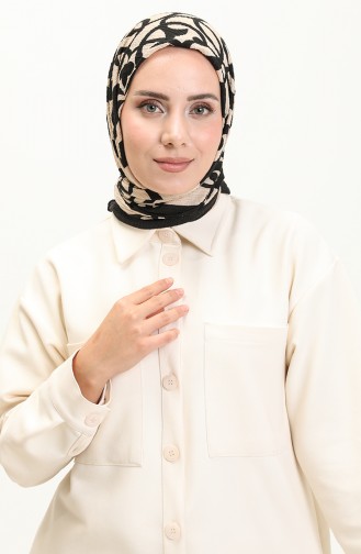 Mio Eşarp 2016-06 Bej Siyah