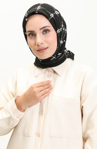 Mio Eşarp 2017-04 Siyah Ekru