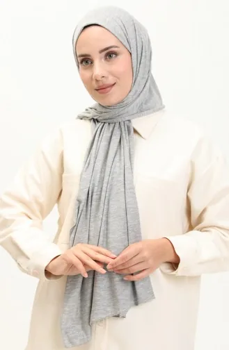 شال قطن ممشط 2003-52A رمادي 2003-52A