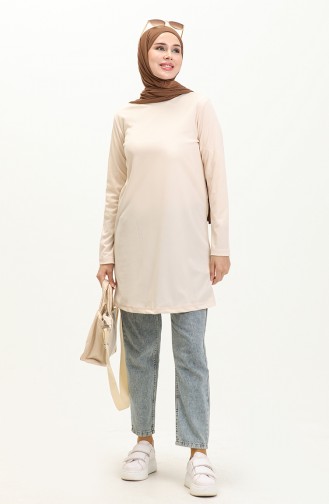 Plain Sport Tunic 6016-03 Cream 6016-03