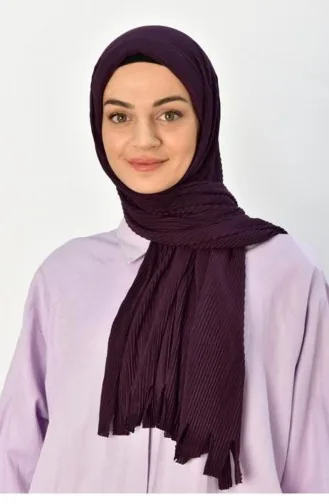Pratik Piliseli Hazır Şal Mor Hazırsal00 028